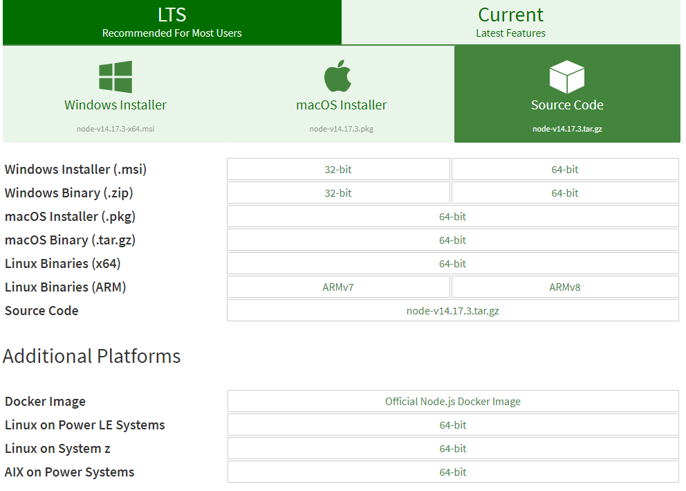 官网下载安装包