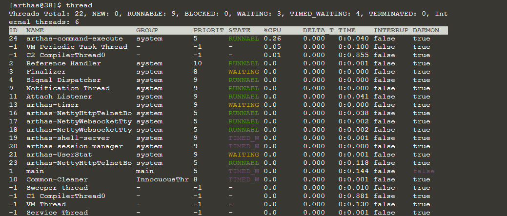 当没有参数时,显示第一页线程信息